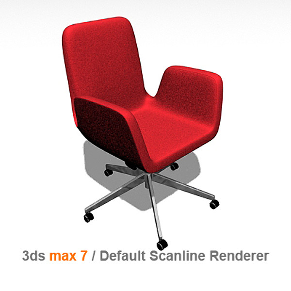 ikea architectural visualization 3d model - PATRIK Swivel chair by lajhar